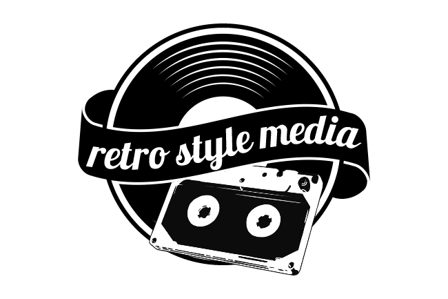 Retro Style Media Logo