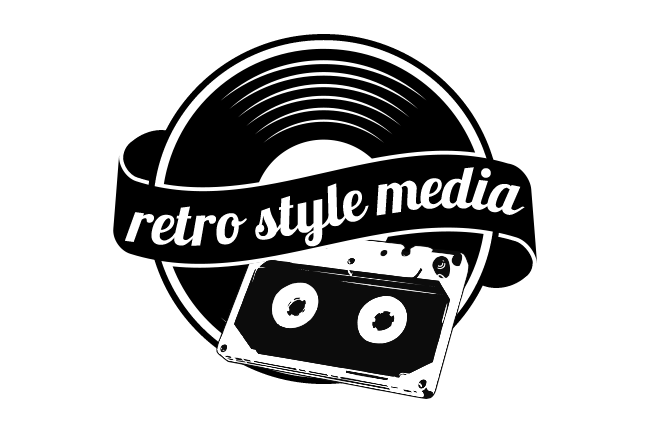 Retro Style Media Logo